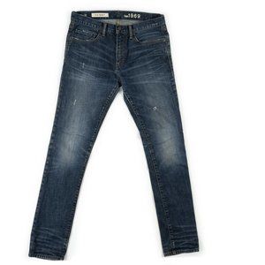 GAP 1969 Skinny dark blue slightly distressed jeans size 31x32